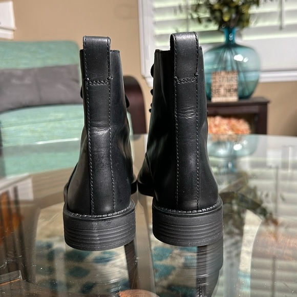 NEW MADEWELL ✨ The Evelyn Lace-Up Ankle Boot in black Size 6 - Picture 7 of 16